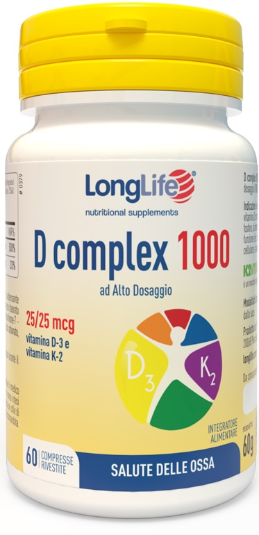 LONGLIFE D COMPLEX 1000 60 COMPRESSE - Doctor Vinz