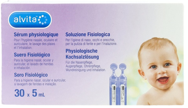 SOLUZIONE SALINA ALVITA 30 FIALE DA 5 ML - Doctor Vinz