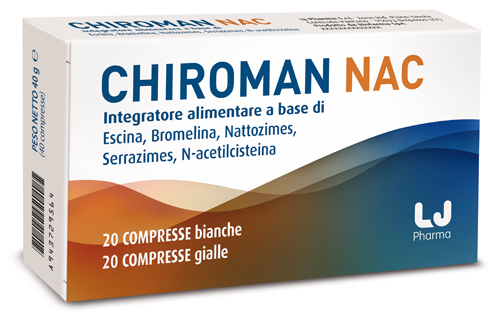 CHIROMAN NAC 20 COMPRESSE BIANCHE + 20 COMPRESSE GIALLE - Doctor Vinz