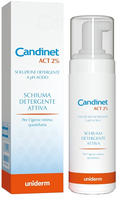 CANDINET ACT 2% SCHIUMA DETERGENTE ATTIVA 150 ML - Doctor Vinz