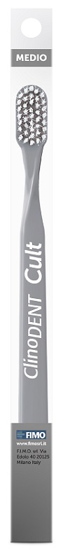 CLINODENT CULT GRIGIO SPAZZOLINO DA DENTI MEDIO - Doctor Vinz