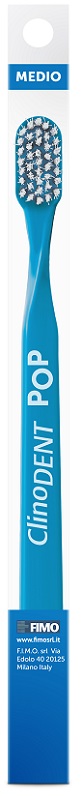 CLINODENT POP BLU SPAZZOLINO DA DENTI MEDIO - Doctor Vinz
