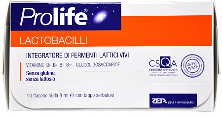 PROLIFE LACTOBACILLI 10 FLACONCINI 8 ML - Doctor Vinz