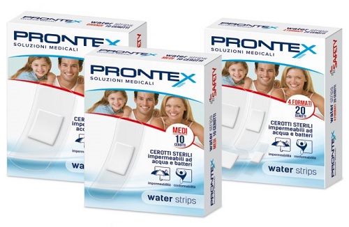 CEROTTO PRONTEX WATER STRIPS ASSORTITO 20 PEZZI - Doctor Vinz