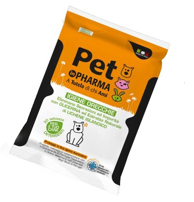 PET IN PHARMA SALVIETTINE ORECCHIE CANE 30 PEZZI - Doctor Vinz