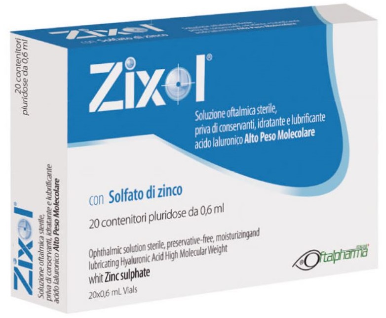 GOCCE OCULARI ZIXOL 20 FLACONCINI 0,6 ML - Doctor Vinz