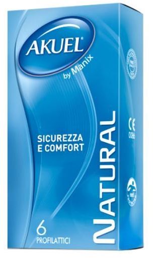 PROFILATTICO ANSELL AKUEL BY MANIX NATURAL B 6 PEZZI - Doctor Vinz