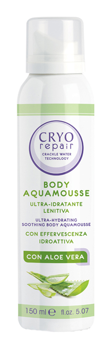 CRYO REPAIR BODY AQUAMOUSSE ULTRA IDRATANTE E LENITIVA CON ALOE VERA 150 ML - Doctor Vinz