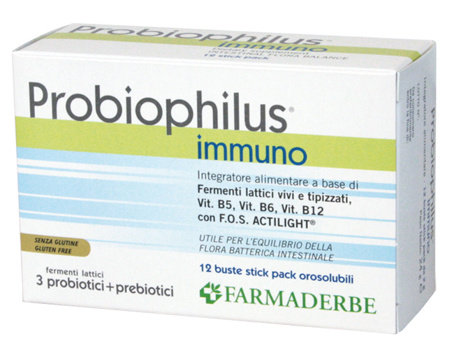 PROBIOPHILUS IMMUNO 12 BUSTINE 24 G - Doctor Vinz