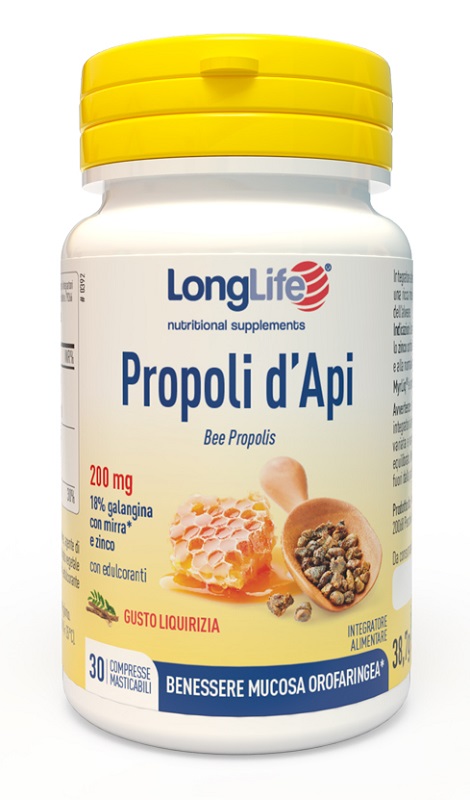 LONGLIFE PROPOLI D'API 30 COMPRESSE - Doctor Vinz