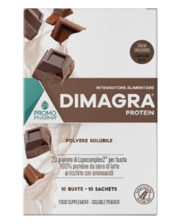 DIMAGRA PROTEIN CIOCCOLATO 10 BUSTE - Doctor Vinz