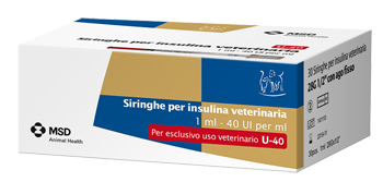 SIRINGA INSULINA USO VETERINARIO MSD-AH 30 SIRINGHE 40 UI/ML - Doctor Vinz