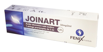 SIRINGA INTRA-ARTICOLARE JOINART ACIDO IALURONICO 1,6% 2 ML 3 PEZZI - Doctor Vinz