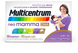 MULTICENTRUM NEO MAMMA DHA 30 COMPRESSE + 30 CAPSULE MOLLI - Doctor Vinz
