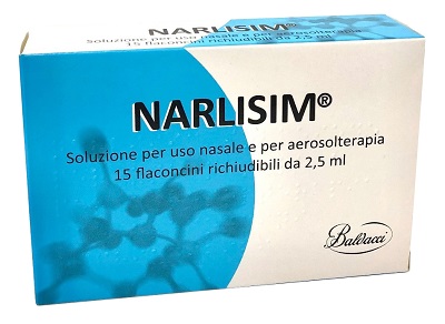 NARLISIM SOLUZIONE PER USO NASALE E AEROSOLTERAPIA 15 FLACONCINI RICHIUDIBILI DA 2,5 ML L'UNO - Doctor Vinz