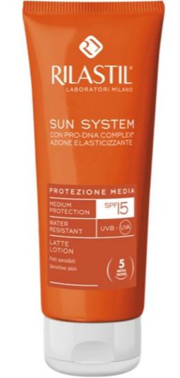 RILASTIL SUN SYSTEM PHOTO PROTECTION THERAPY SPF15 LATTE 100 ML - Doctor Vinz