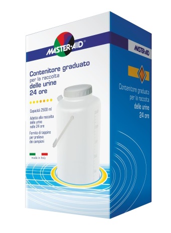 CONTENITORE RACCOLTA URINA MASTER-AID 24 H 2500 ML - Doctor Vinz