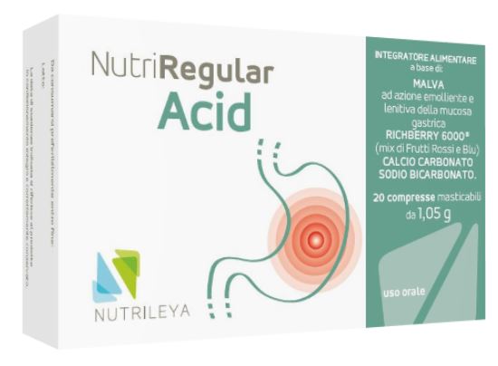 NUTRIREGULAR ACID 20 COMPRESSE MASTICABILI - Doctor Vinz
