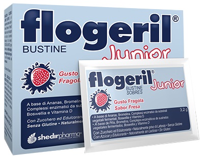 FLOGERIL JUNIOR FRAGOLA 20 BUSTINE - Doctor Vinz