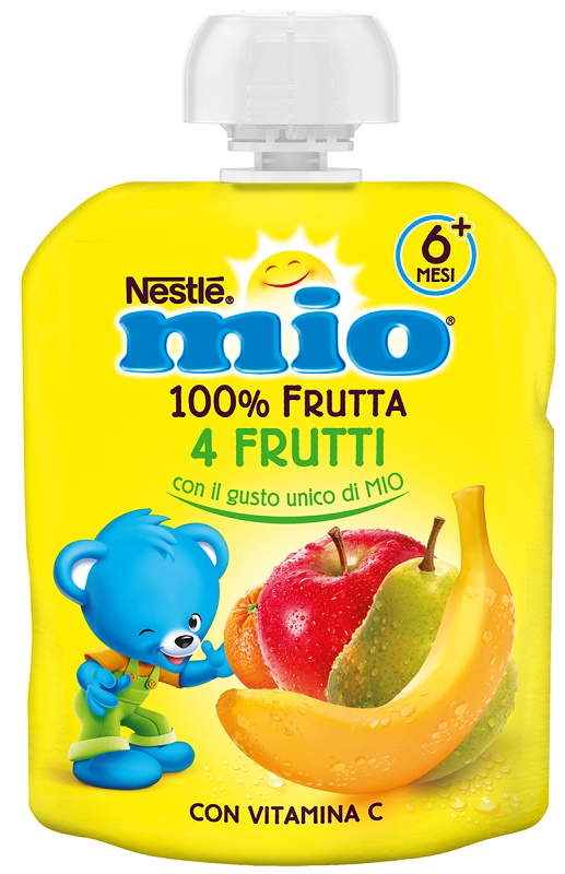 NESTLE' MIO FRUTTA GRATTUGIATA DA SPREMERE 4 FRUTTI 90 ML - Doctor Vinz