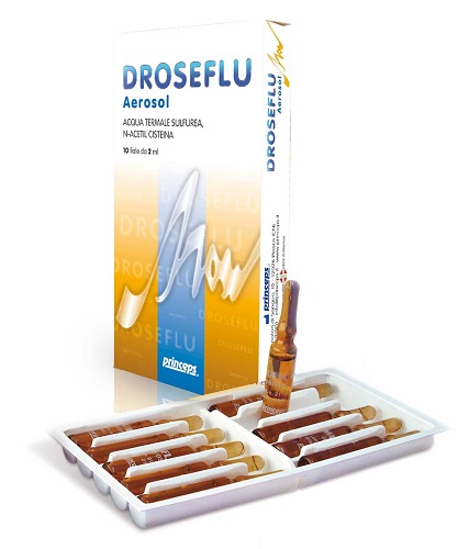 DROSEFLU FIALE AEROSOL ACQUA TERMALE SULFUREA 10 FIALE DA 2 ML - Doctor Vinz