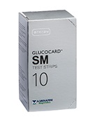 TEST STRIPS PER MISURAZIONE GLICEMIA GLUCOCARD SM 10 PEZZI - Doctor Vinz