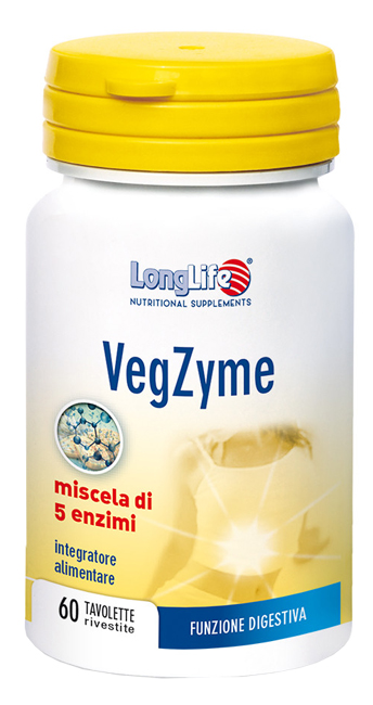 LONGLIFE VEGZYME 60 TAVOLETTE - Doctor Vinz