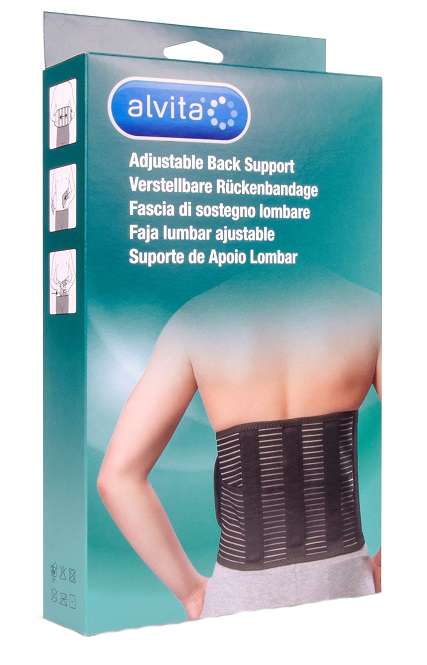 ALVITA FASCIA LOMBARE MISURA 1 CIRCONFERENZA 80-100 CM - Doctor Vinz