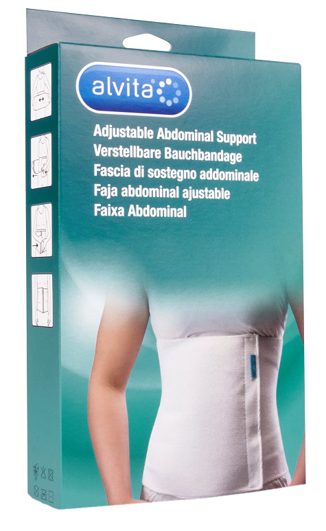 ALVITA FASCIA ADDOMINALE MISURA 2 CIRCONFERENZA 95-100 CM - Doctor Vinz