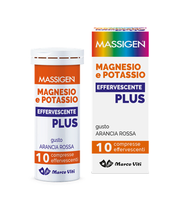 MASSIGEN MAGNESIO E POTASSIO EFFERVESCENTE PLUS 10 COMPRESSE - Doctor Vinz
