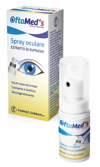 OFTAMED'S SPRAY OCULARE OCCHI ROSSI E IRRITATI ESTRATTO EUFRASIA 10 ML - Doctor Vinz