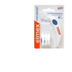 ELMEX INTERDENTAL SCOVOLINO INTERDENTALE 4 MM 6 TESTINE + MANICO - Doctor Vinz