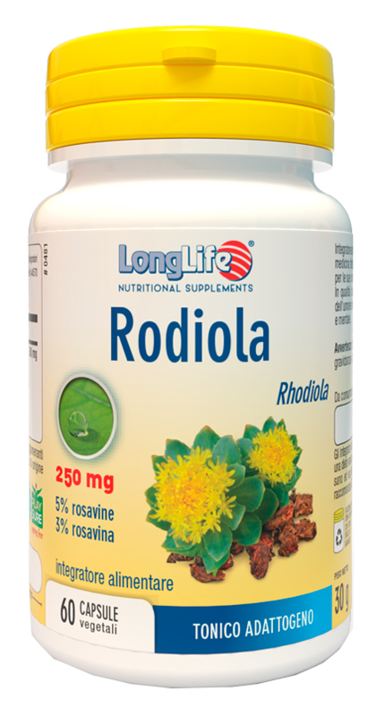 LONGLIFE RODIOLA 60 CAPSULE VEGETALI - Doctor Vinz