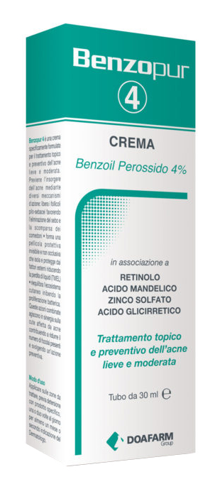 BENZOPUR 4 CREMA 30 ML - Doctor Vinz