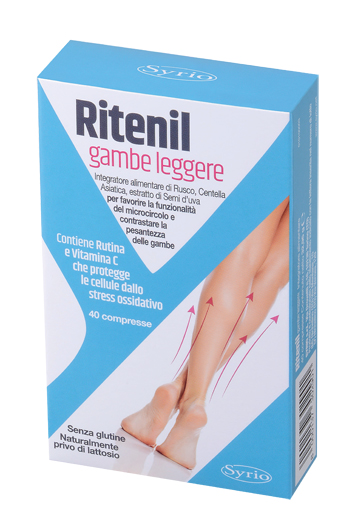 RITENIL GAMBE LEGGERE 40 COMPRESSE - Doctor Vinz