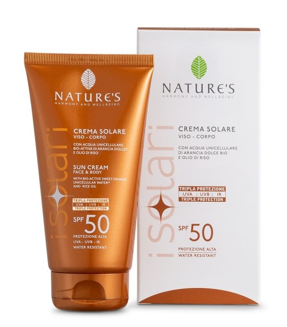NATURE'S I SOLARI CREMA SOLARE VISO E CORPO SPF 50 IR SUN 150 ML - Doctor Vinz