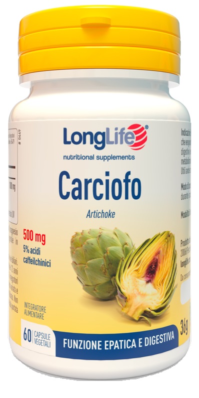 LONGLIFE CARCIOFO 60 CAPSULE VEGETALI - Doctor Vinz