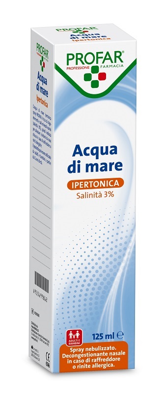 ACQUA DI MARE SPRAY IPERTONICA 3% PROFAR 125 ML - Doctor Vinz