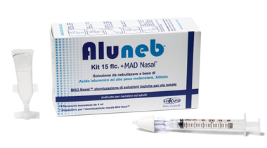ALUNEB KIT SOLUZIONE ISOTONICA 15 FLACONCINI DA 4 ML + MAD NASAL ATOMIZZATORE - Doctor Vinz