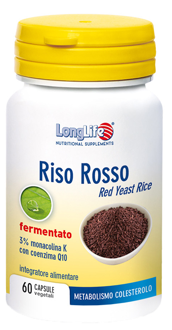 LONGLIFE RISO ROSSO FERMENTATO 60 CAPSULE VEGETALI - Doctor Vinz