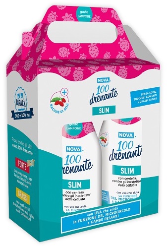 NOVA100 DRENANTE SLIM CON BACCHE DI GOJI 300 + 300 ML - Doctor Vinz