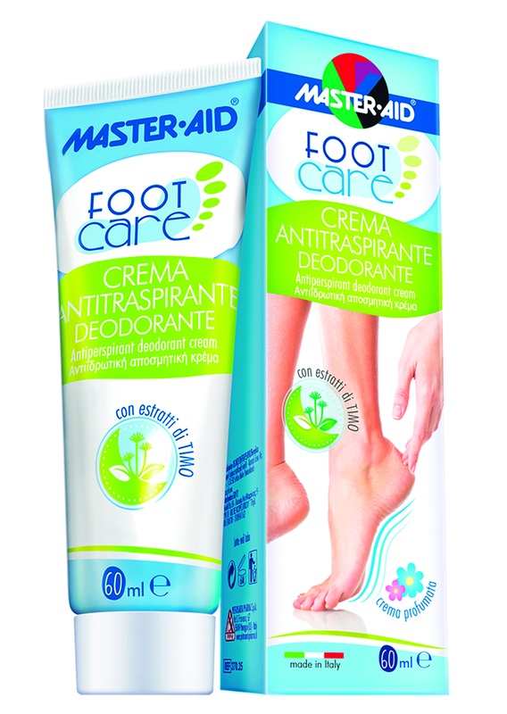 MASTER-AID FOOT CARE CREMA ANTITRASPIRANTE DEODORANTE 60 ML - Doctor Vinz