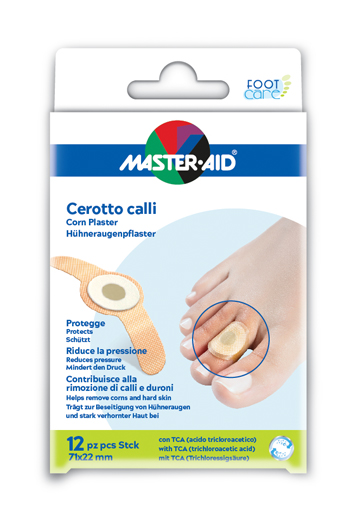 MASTER-AID CEROTTO CALLIFUGO FOOT CARE 71X22 MM 12 PEZZI - Doctor Vinz