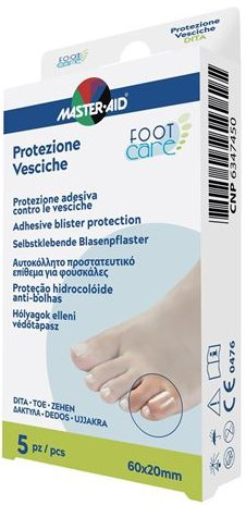 MASTER-AID FOOT CARE VESCICHE PROTEZIONE PER DITA 60X20 MM 5 PEZZI - Doctor Vinz