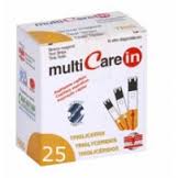 TEST TRIGLICERIDI MULTICARE IN STRISCE CON ASPRIAZIONE CAPILLARE 25 PEZZI - Doctor Vinz