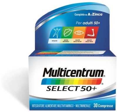MULTICENTRUM SELECT 50+ 30 COMPRESSE - Doctor Vinz