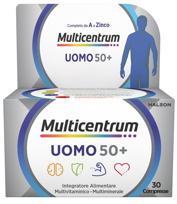 MULTICENTRUM UOMO 50+ 30 COMPRESSE - Doctor Vinz