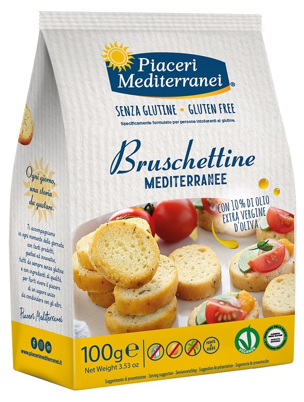 PIACERI MEDITERRANEI BRUSCHETTINE 100 G - Doctor Vinz