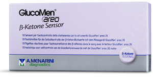 STRISCE MISURAZIONE CHETONEMIA GLUCOMEN AREO B-KETONE SENSOR 10 PEZZI - Doctor Vinz