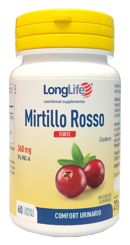LONGLIFE MIRTILLO ROSSO FORTE 60 CAPSULE - Doctor Vinz